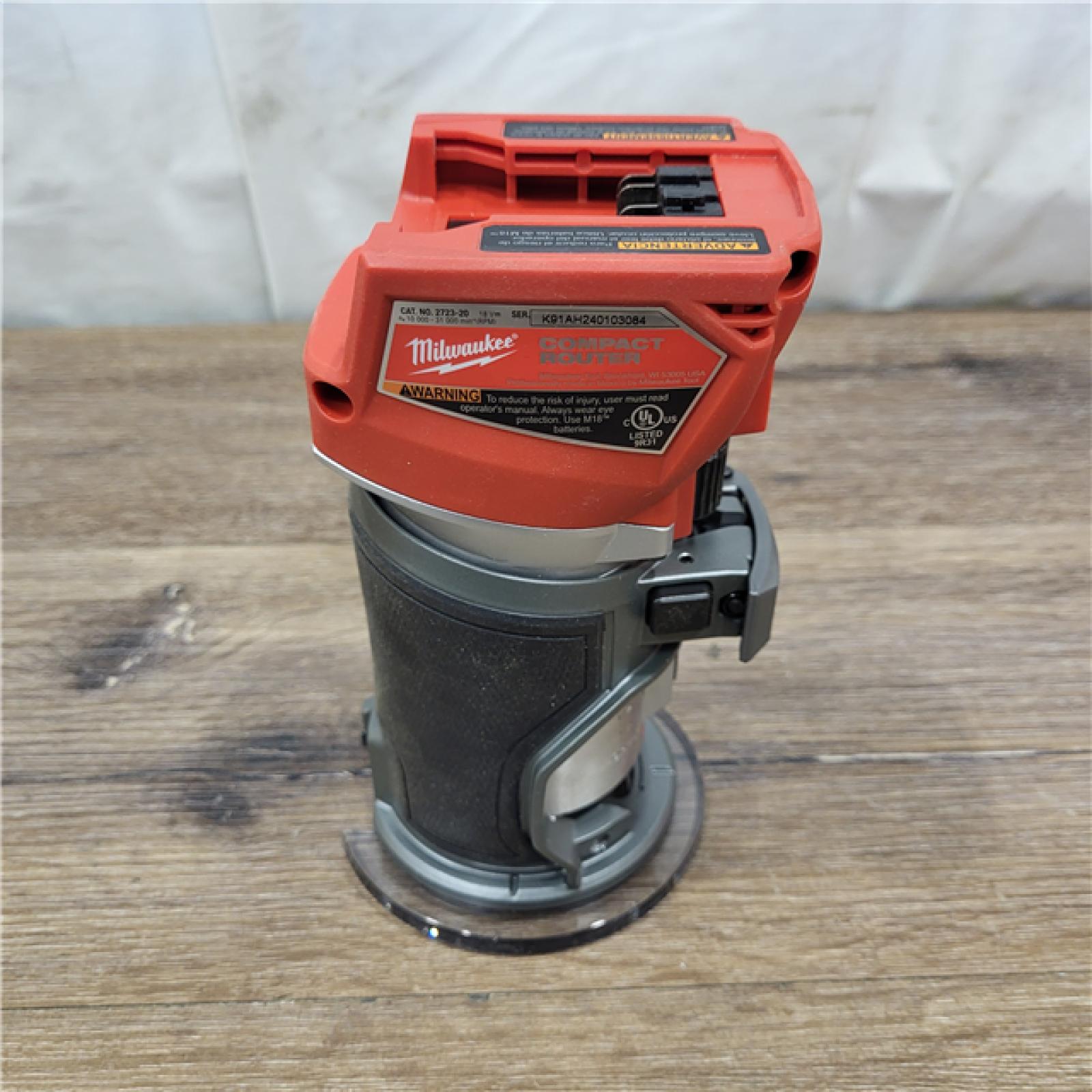 AS-IS Milwaukee M18 FUEL Compact Router Bare