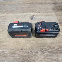 AS-IS Milwaukee M18 18-Volt Lithium-Ion HIGH OUTPUT XC 8.0Ah Battery (2 PACKS)