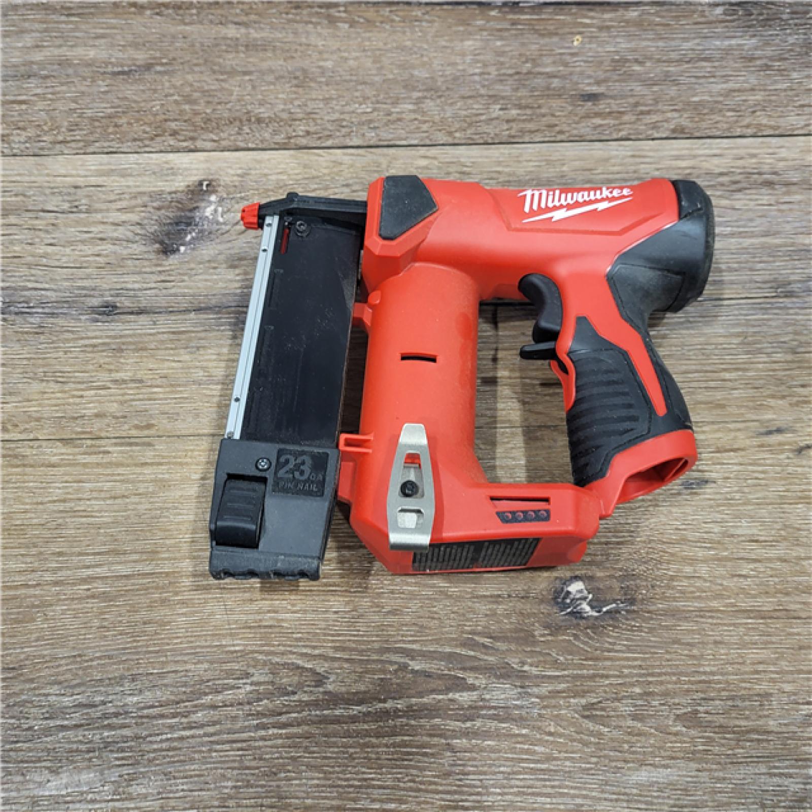 AS-IS Milwaukee 2540-20 12V 23 Gauge Cordless Pin Nailer (Tool Only)