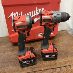 AS-ISM18 FUEL 18V Lithium-Ion Brushless Cordless Hammer Drill and Impact Driver Combo Kit (2-Tool) with 2 Batteries