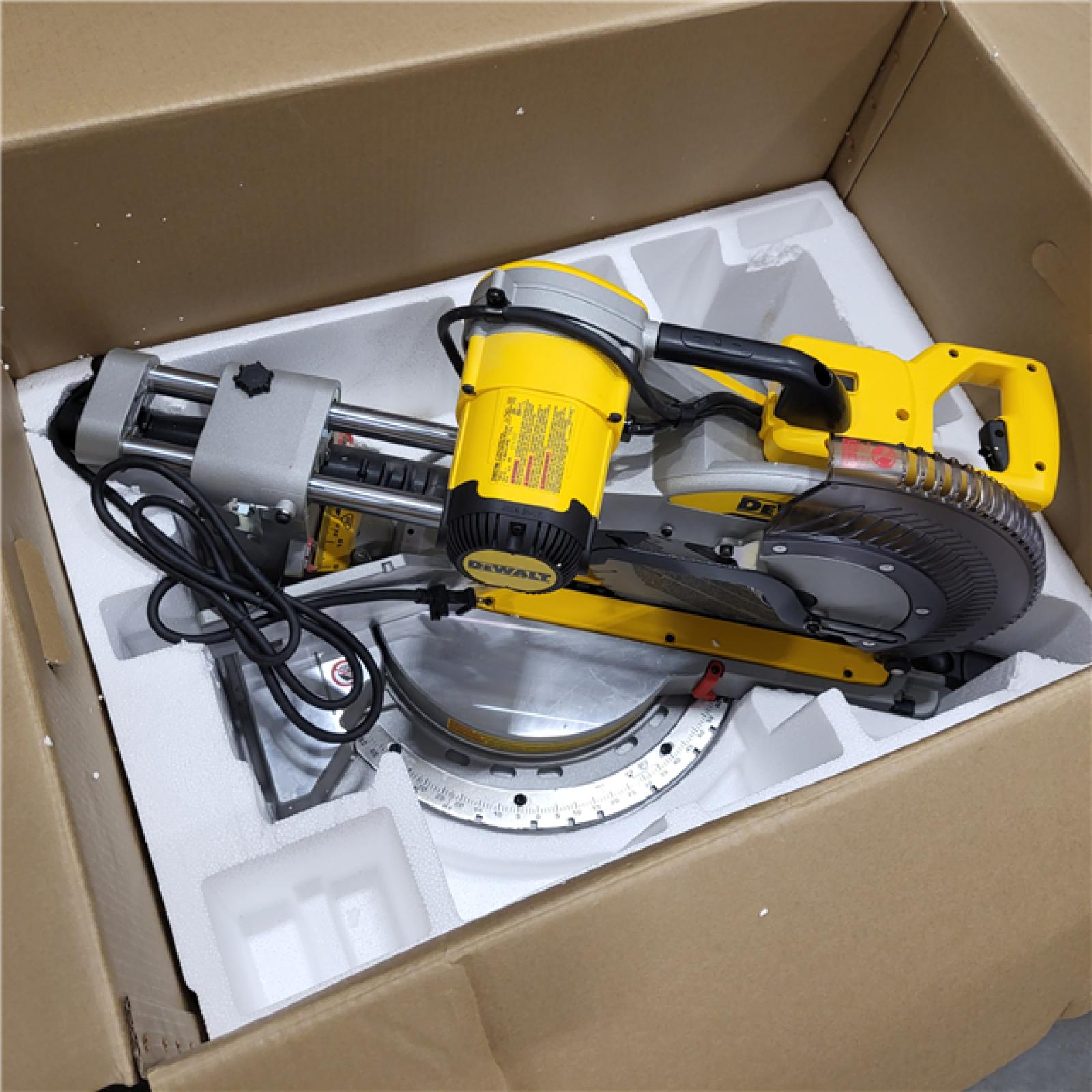 GOOD 15 Amp Corded 12 in. Double Bevel Sliding Compound Miter Saw with XPS Technology, Blade Wrench and Material Clamp