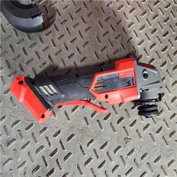 HOUSTON LOCATION - AS-IS Milwaukee 2880-20 M18 FUEL 18-Volt Lithium-Ion Brushless Cordless 4-1/2 in./5 in. Grinder W/Paddle Switch (Tool-Only)