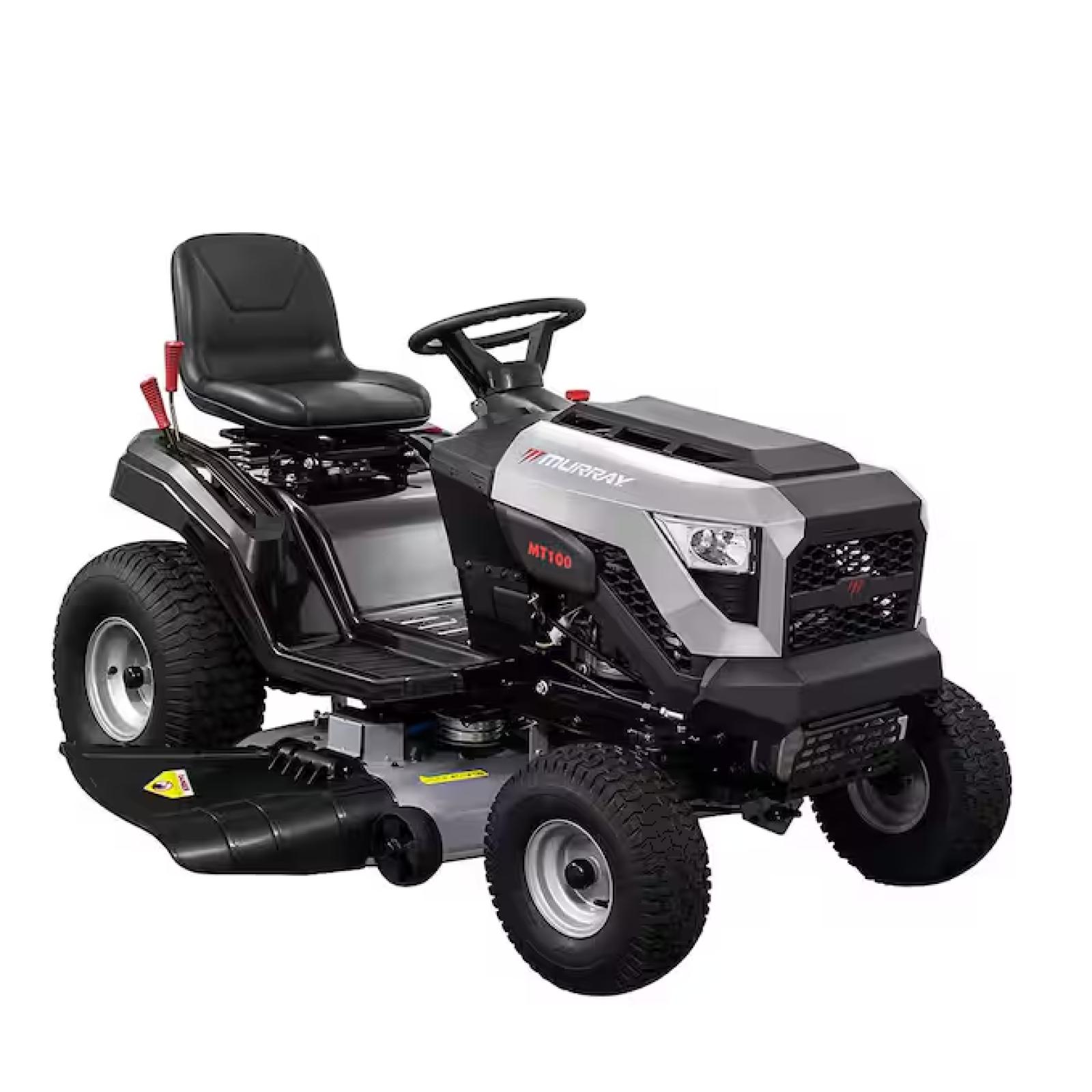 DALLAS LOCATION - Murray MT100 42 in. 13.5 HP 500cc E1350 Series Briggs and Stratton Engine 6-Speed Manual Gas Riding Lawn Tractor Mower