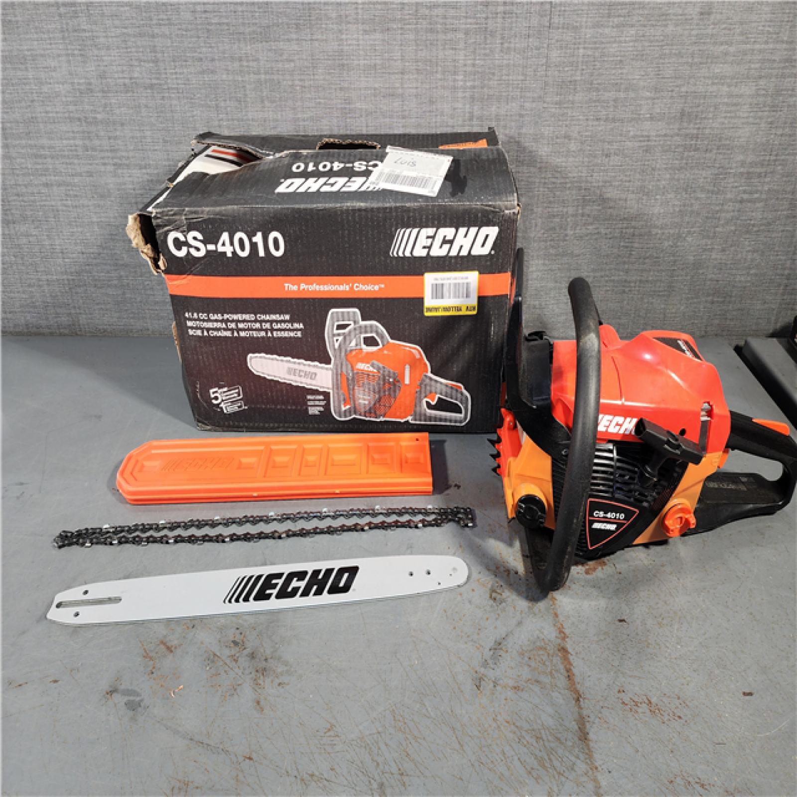 HOUSTON LOCATION - AS-IS Echo CS-4010-18 41.6CC 18 Inch Chainsaw with Bar and Chain