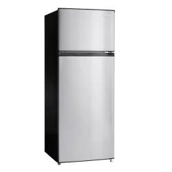 DALLAS LOCATION - Vissani 18 cu. ft. Top Freezer Refrigerator in Stainless Steel Look