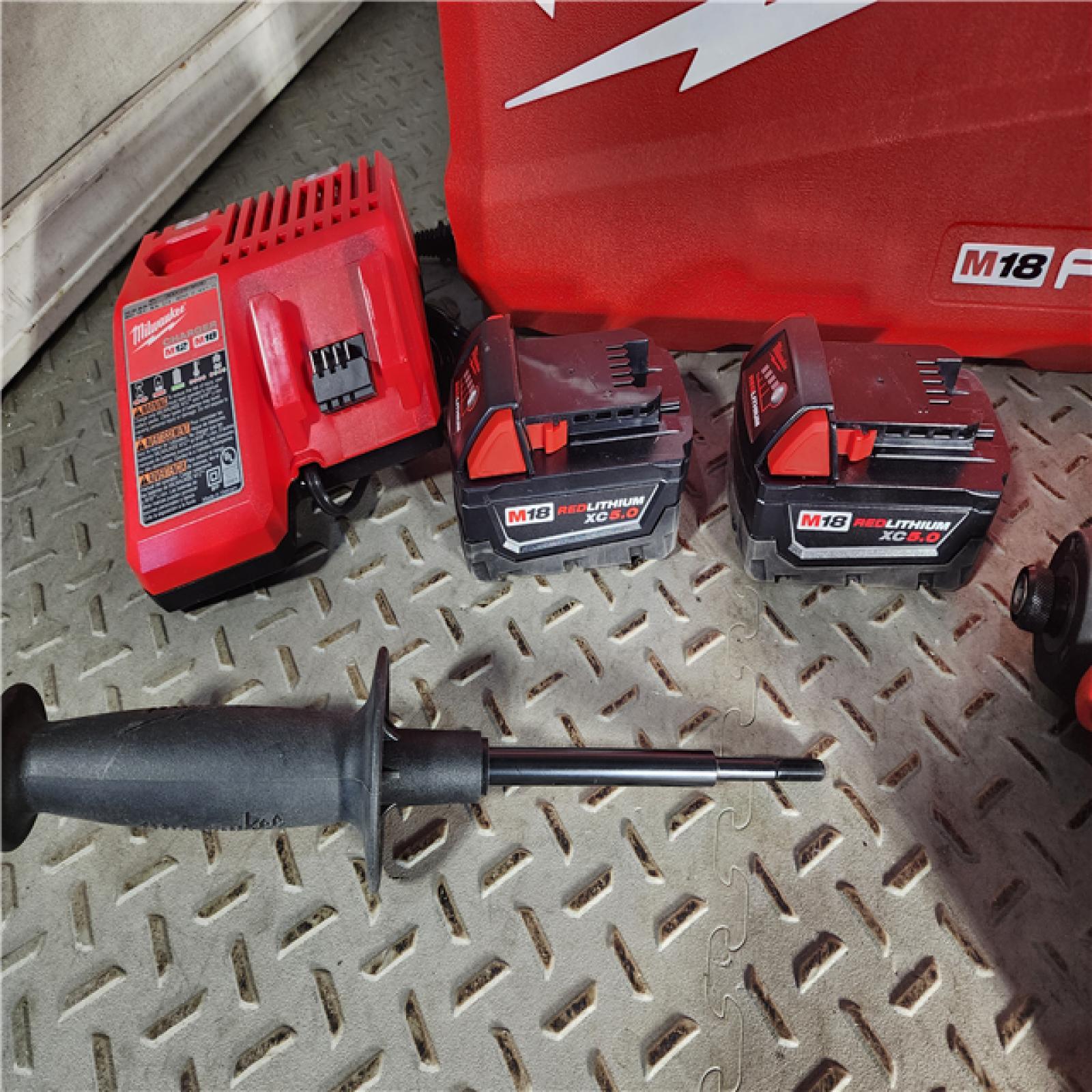 HOUSTON LOCATION - AS-IS (APPEARS LIKE NEW) M18 FUEL 18V Lithium-Ion Brushless Cordless Hammer Drill and Impact Driver Combo Kit (2-Tool) with 2 Batteries