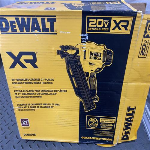 Houston location AS-IS DEWALT 20-Volt 21Â° Cordless Framing Nailer (Tool-Only)