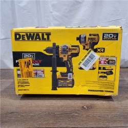 AS-IS 20V MAX Cordless Brushless Hammer Drill/Driver 2 Tool Combo Kit with FLEXVOLT ADVANTAGE