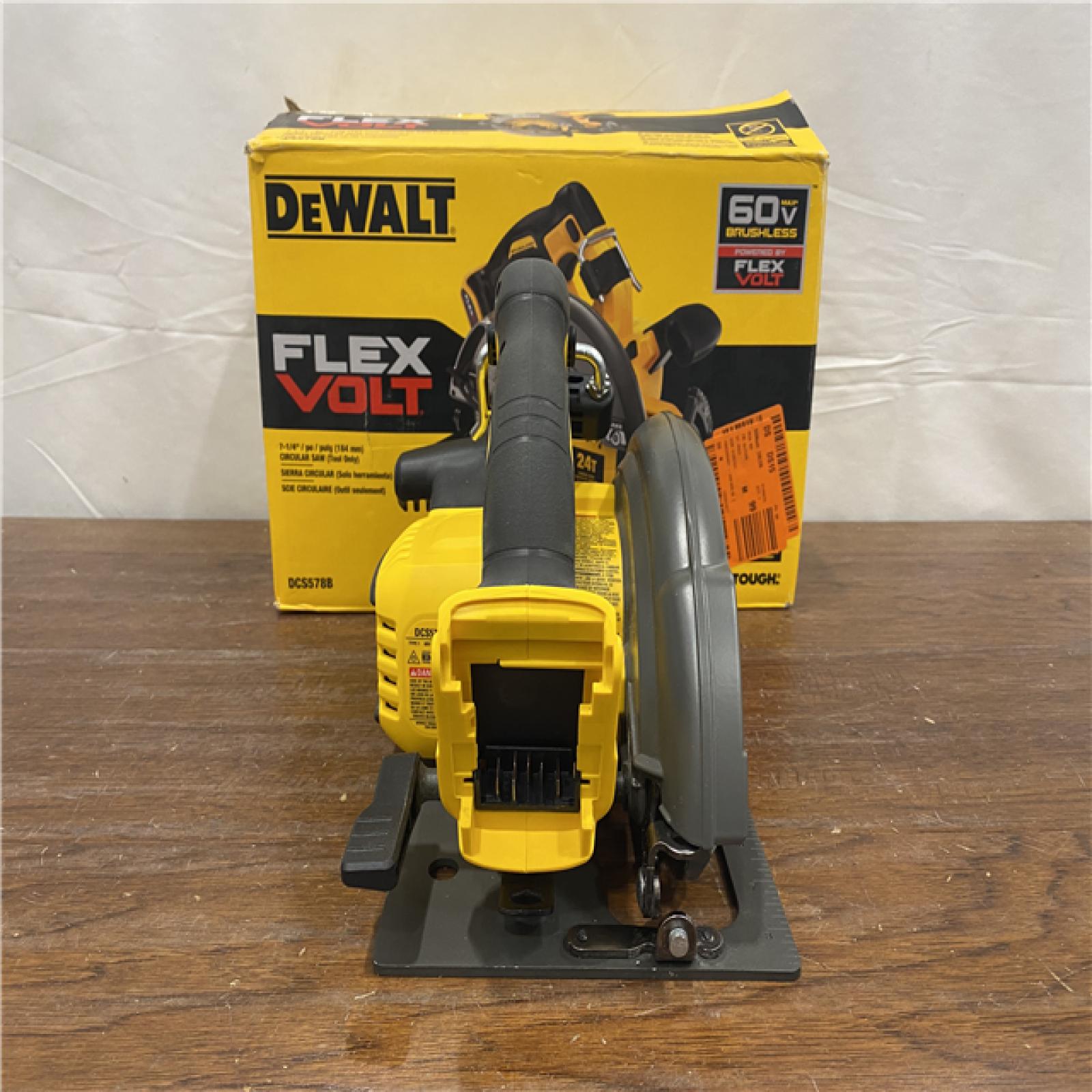 AS-IS DeWALT Flexvolt Max 7-1/4  60V Brushless Circular Saw DCS578B