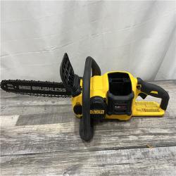 AS-IS DEWALT FLEXVOLT 60V MAX 16in. Brushless Cordless Battery Powered Chainsaw Kit with (1) FLEXVOLT 2 Ah Battery & Charger