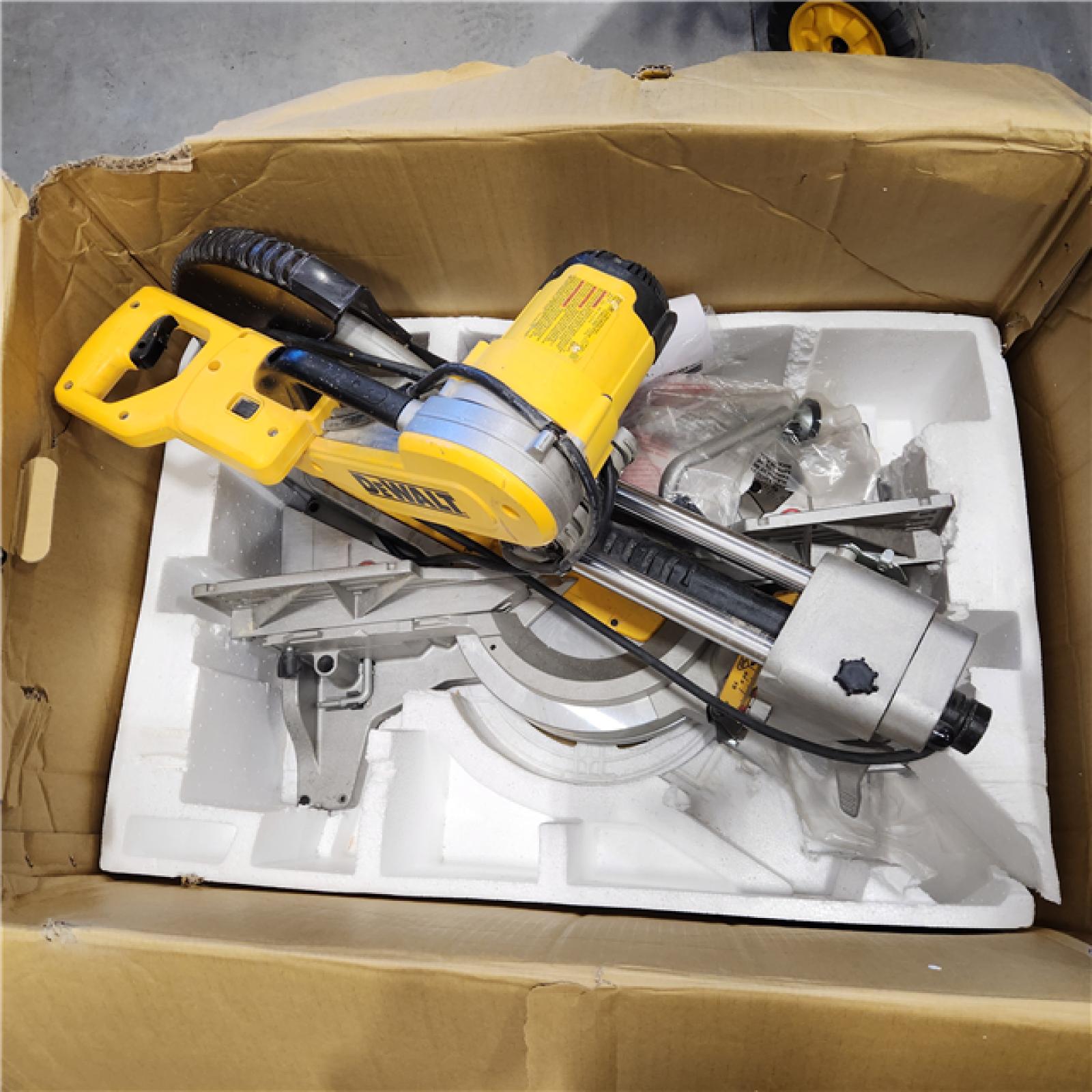 AS-IS 15 Amp Corded 12 in. Double Bevel Sliding Compound Miter Saw with XPS Technology, Blade Wrench and Material Clamp