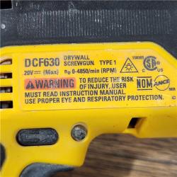 AS-IS DeWalt DCF630B 20V Cordless Brushless Screw Gun (Tool Only)