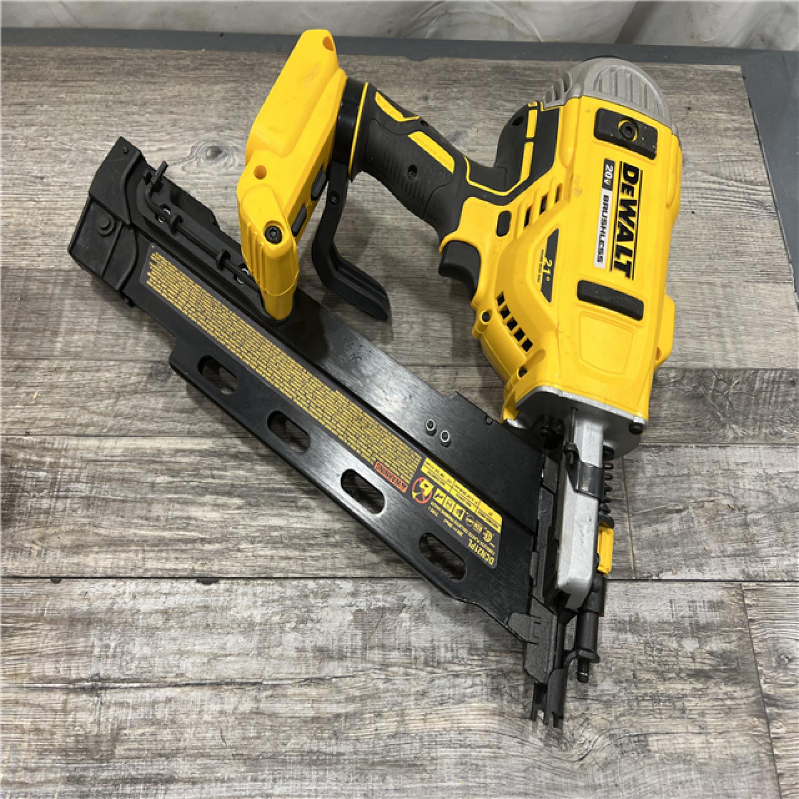 AS-IS DEWALT Plastic Collated Framing Nailer And Charger