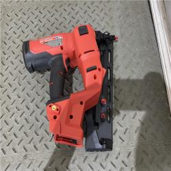 Houston location AS-IS Milwaukee 2841-20 18V Cordless Gen II 16 Gauge Angled Finish Nailer (Tool Only)