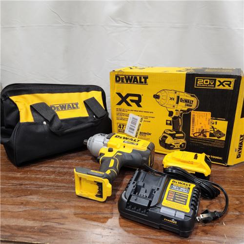 AS-IS DEWALT 20V MAX* XR 1/2  High Torque Impact Wrench with Hog Ring Anvil