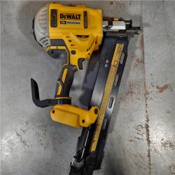 HOUSTON LOCATION - AS-IS DeWalt 20V MAX Collated Cordless Framing Nailer Tool Kit with Rafter Hook