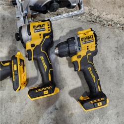 HOUSTON LOCATION - AS-IS (APPEARS LIKE NEW) 20-Volt MAX Lithium-Ion Cordless 7-Tool Combo Kit with 2.0 Ah Battery, 5.0 Ah Battery and Charger