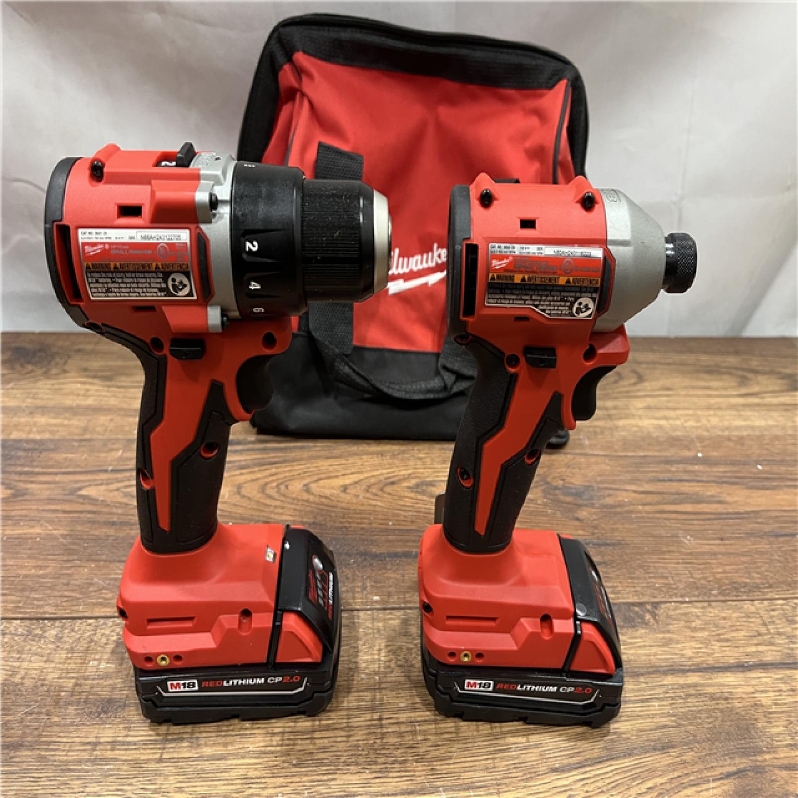 AS IS Milwaukee M18 Compact Brushless 2-Tool Combo Kit