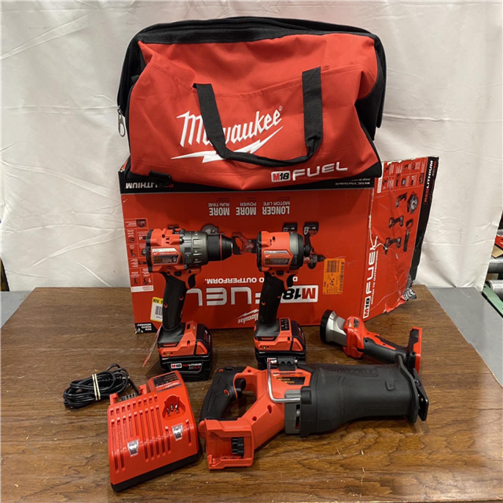 AS-IS Milwaukee 3697-25 M18 Fuel 18 V 5 Amps Cordless Brushless 5 Tool