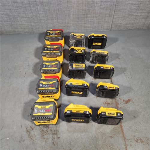 HOUSTON LOCATION - AS-IS DEWALT BATTERY PACK QTY - 15