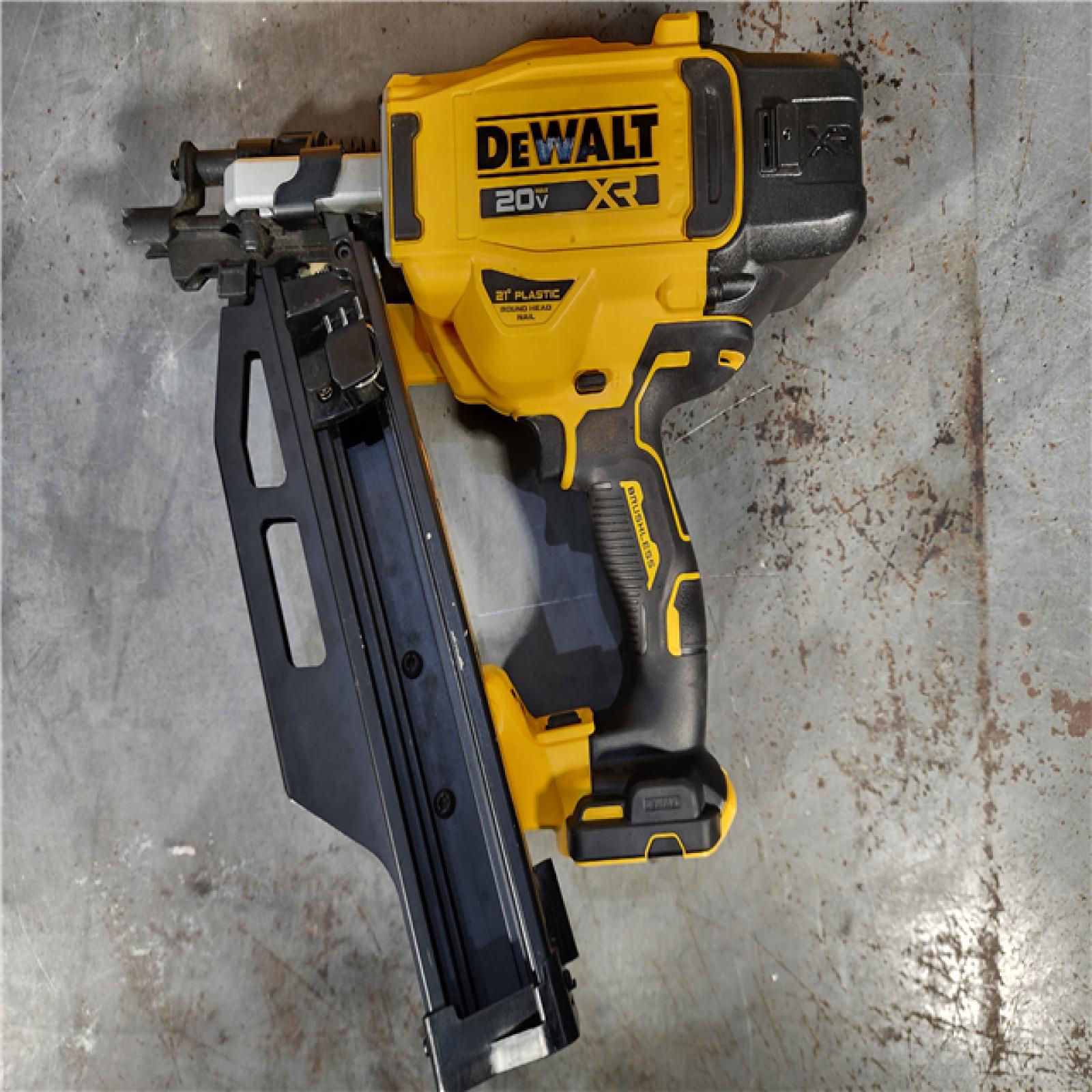 HOUSTON LOCATION - AS-IS DEWALT 20-Volt 21Â° Cordless Framing Nailer (Tool-Only)