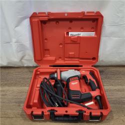 AS-IS Milwaukee 5.5 Amp 5/8 in. Corded SDS-plus Concrete/Masonry Rotary Hammer Drill Kit with Case