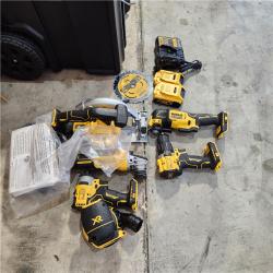 Houston location AS-IS Dewalt 20-Volt MAX ToughSystem Lithium-Ion 6-Tool Cordless Combo Kit