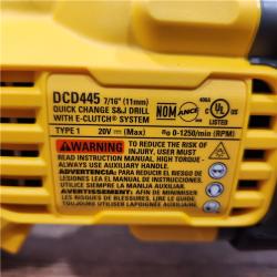 AS-IS DeWalt DCD445B 20V Cordless 7/16  Quick Change Stud & Joist Drill (Tool Only)