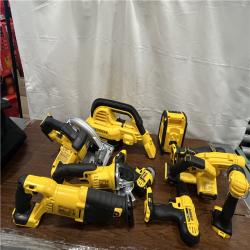 AS-ISDEWALT 20V MAX Lithium-Ion Brushed Cordless (10-Tool) Combo Kit