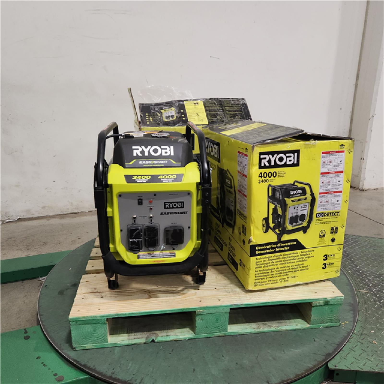 Dallas Location - As-Is RYOBI 4000-Watt Inverter Generator(Lot Of 3)