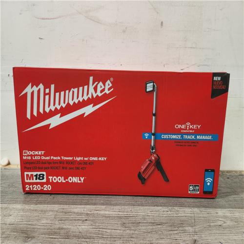 Phoenix Location NEW Milwaukee M18 ONE-KEY 18-Volt Lithium-Ion Cordless ROCKET Dual Pack Tower Light (Tool-Only)