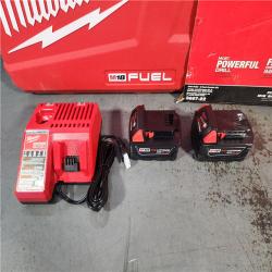 HOUSTON LOCATION - AS-IS Milwaukee M18 FUEL 18V Lithium-Ion Brushless Cordless Hammer Drill and Impact Driver Combo Kit (2-Tool) with 2 Batteries