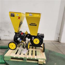 Dallas Location - As-Is Champion Power Equipment 3 in. Dia 224 ccWood Chipper Shredder(Lot Of 2)