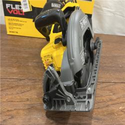 AS-ISDEWALT FLEXVOLT 60V MAX Cordless Brushless 7-1/4 in. Wormdrive Style Circular Saw (Tool Only)