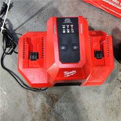 HOUSTON LOCATION - AS-IS M18 18V Lithium-Ion REDLITHIUM FORGE 8.0 Ah Battery Pack with M18 18V Dual Bay Simultaneous Super Charger