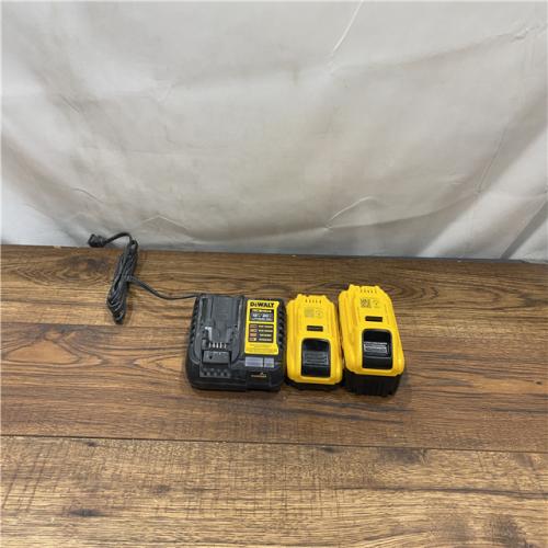 AS IS DEWALT 20V MAX Lithium-Ion 6.0Ah and 4.0Ah Battery and Charger Starter Kit