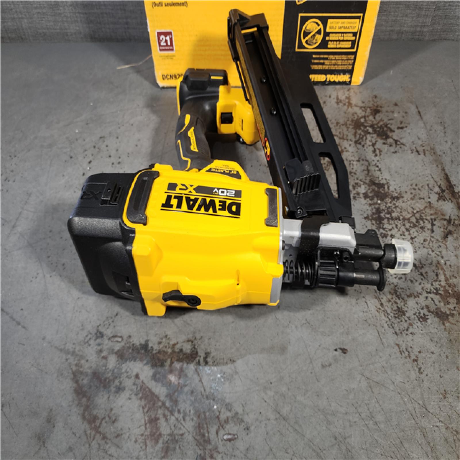 HOUSTON LOCATION - AS-IS DEWALT 20-Volt 21Â° Cordless Framing Nailer (Tool-Only)