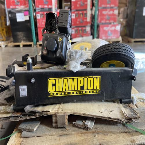 DALLAS LOCATION - AS-IS Champion Power Equipment 27 Ton 224 cc Gas Powered Hydraulic Wood Log Splitter w/Vertical/Horizontal Operation and Auto Return-with Hydraulic Oil