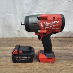 AS-IS Milwaukee 2967-21B M18 FUEL 1/2 High Torque Impact Wrench W/ Friction Ring 5.0Ah Kit