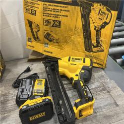 AS-IS DEWALT 20V MAX XR 15 Ga. Cordless 34 Deg Nailer 20 V