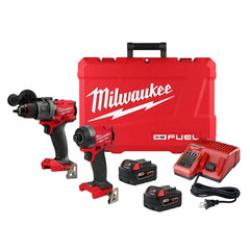 NEW M18 FUEL 18V Lithium-Ion Brushless Cordless Hammer Drill and Impact Driver Combo Kit (2-Tool) with 2 Batteries