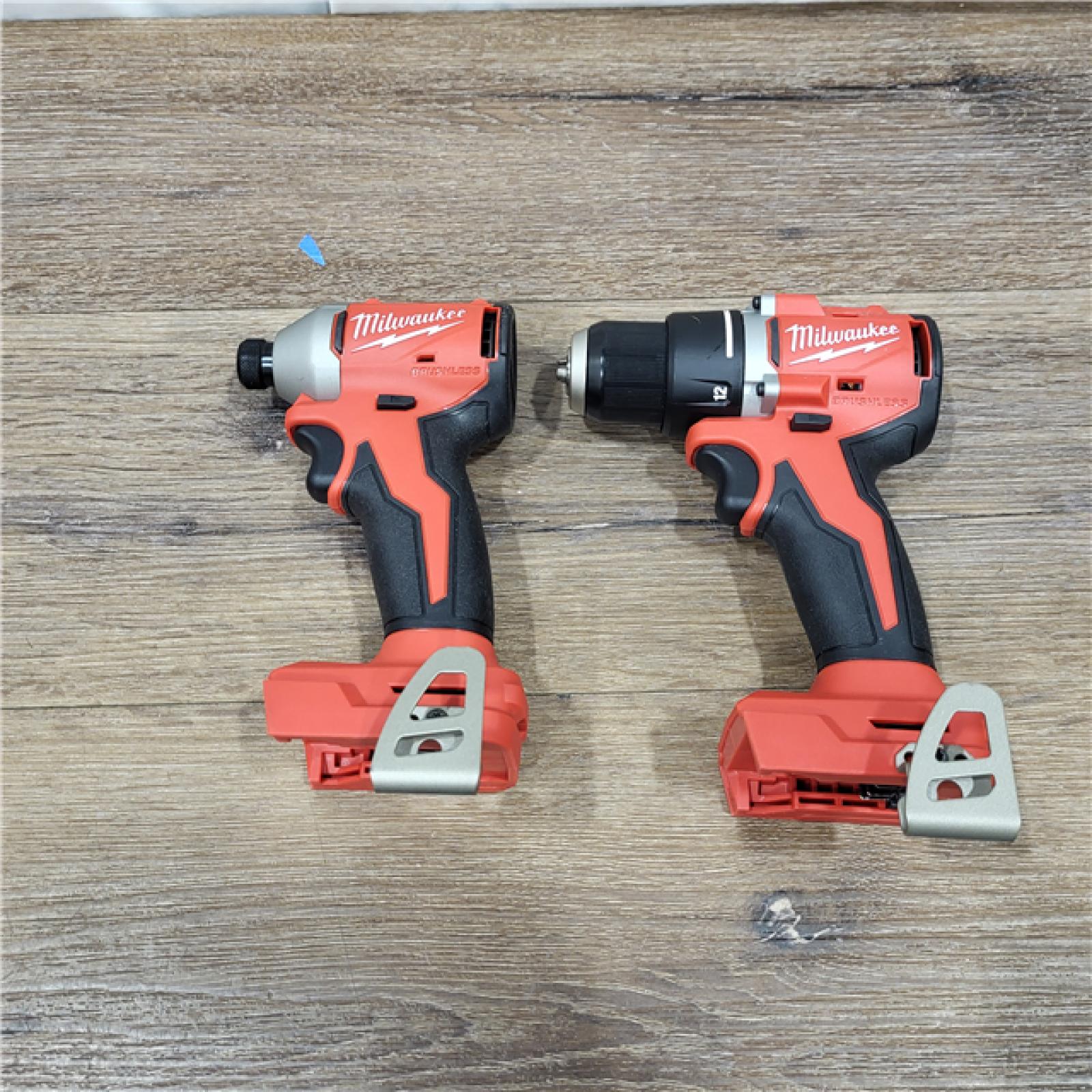 AS-IS Milwaukee M18 Compact Brushless 2-Tool Combo Kit