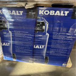DALLASL LOCATION - Kobalt 20-Gallon Portable Electric 175 PSI Vertical Air Compressor PALLET - (4 UNITS)