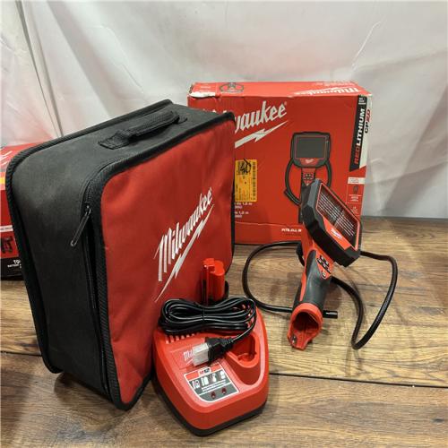 AS-IS MILWAUKEE M12 12V Lithium-Ion Cordless M-SPECTOR 360-Degree 4 Ft. Inspection Camera Kit