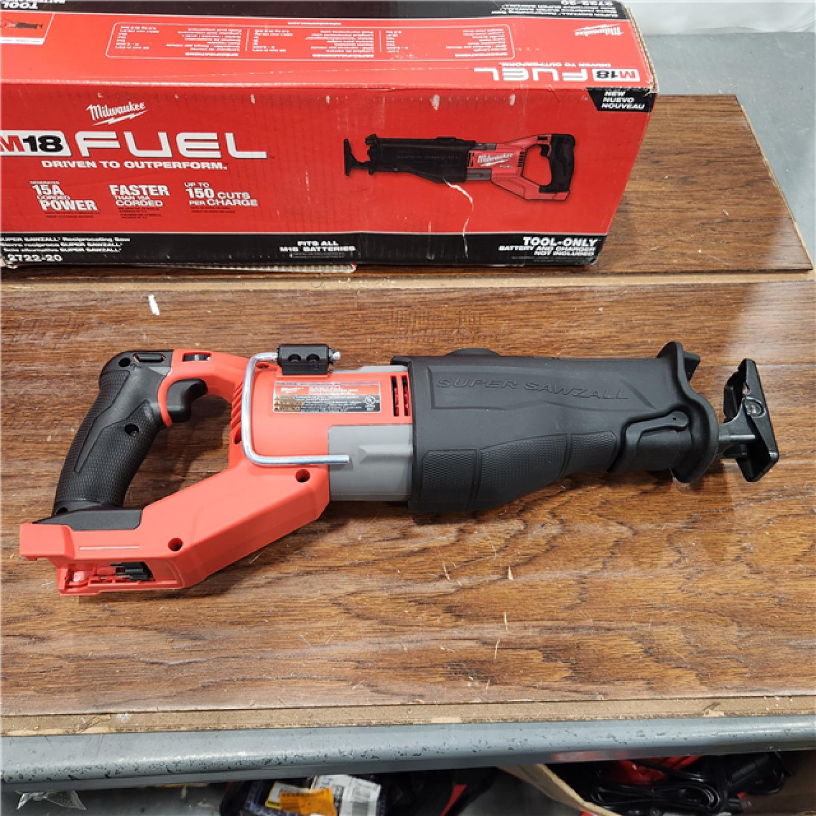 AS-ISMilwaukee M18 Fuel 18V Brushless Super Sawzall Reciprocating Saw 2722-20 (Bare Tool)