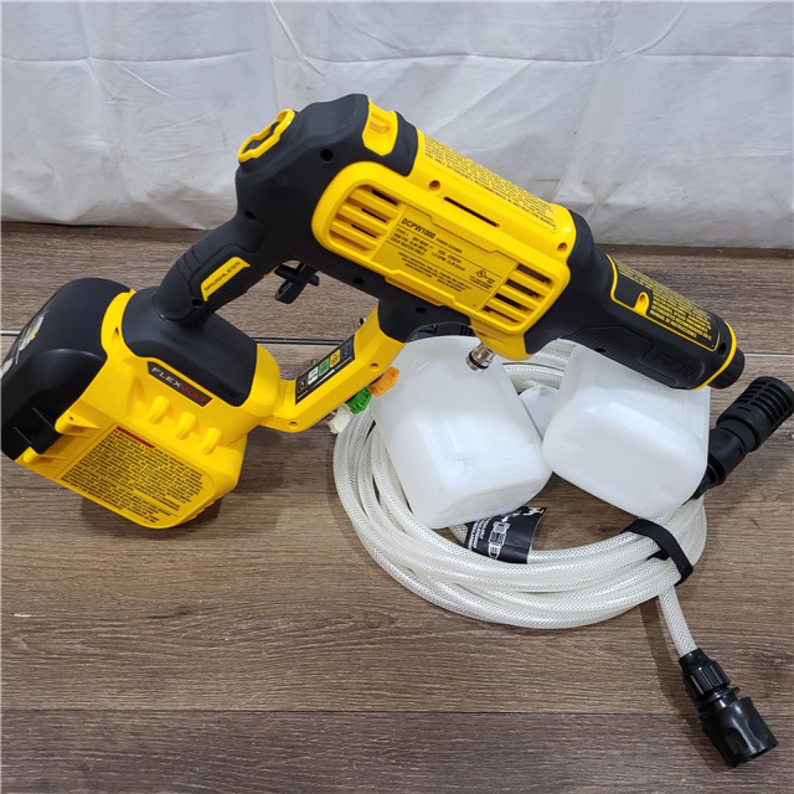 AS-IS DEWALT FLEXVOLT 60V MAX 1000 PSI 1.0 GPM Cold Water Cordless Battery Power Cleaner (Tool Only)