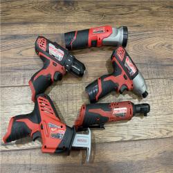 AS-IS Milwaukee M12 12V Lithium-Ion Cordless Combo Kit (5-Tool)