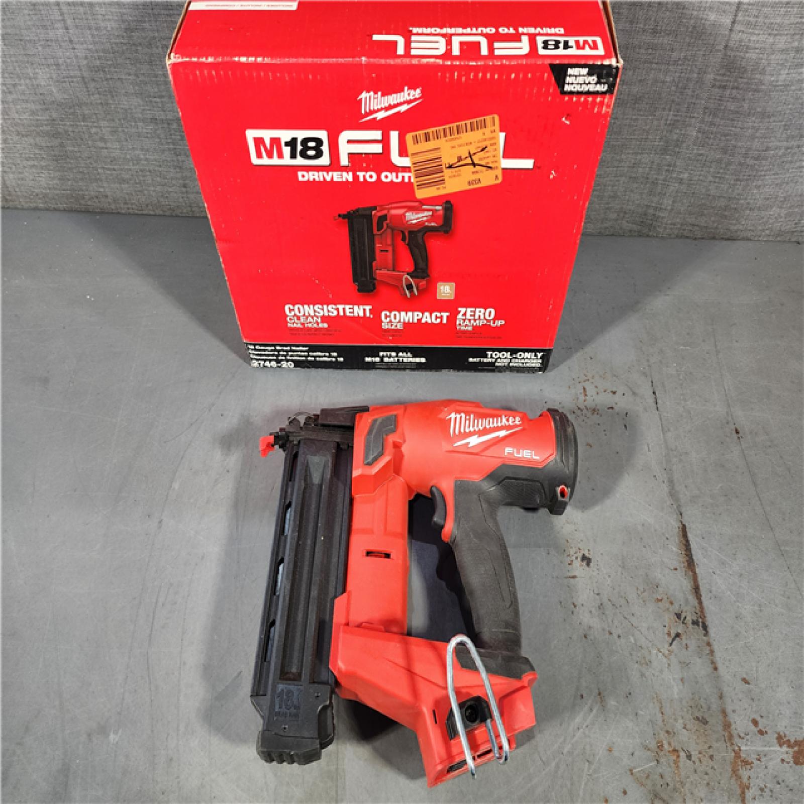 HOUSTON LOCATION - AS-IS Milwaukee M18 Fuel 18V Brushless 18-Gauge Brad Nailer 2746-20 (Bare Tool)