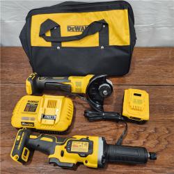 NEW 20V MAX XR Cordless Grinder 2 Tool Combo Kit with 4.5 in. Grinder, 1-1/2 in. Die Grinder, and (1) 5.0Ah Battery