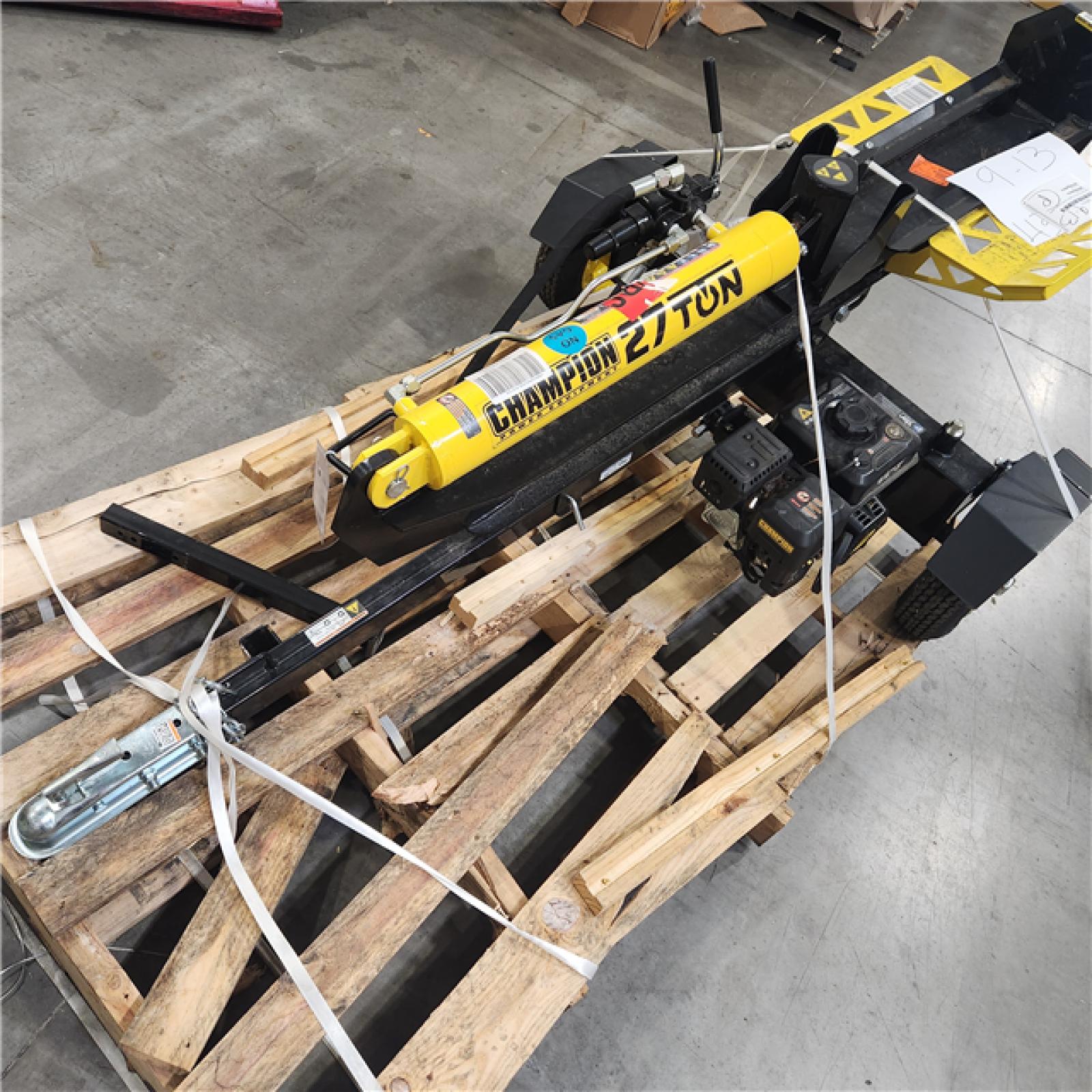 Dallas Location - As-Is Champion Power Equipment 27 Ton 224cc Log Splitter